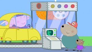 Granddad Dogs Car Wash 🚙  Peppa Pig Full Episodes [upl. by Aon]