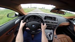 2015 BMW 6 Series Gran Coupé 640d xDrive 313BHP POV test drive GoPro [upl. by Intirb]