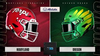 Oregon Vs Maryland OT League Wk 1 [upl. by Aufmann]