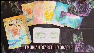 Lemurian Starchild Oracle  Pocket Size Full Flip Through [upl. by Anikal630]