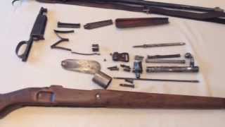 How to disassemble a ww2 German K98K Mauser rifle field strip deactivated [upl. by Noj534]