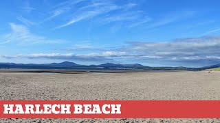 Beach at Harlech  While staying at MinYDon Holiday Park Harlech North Wales UK [upl. by Alyk]