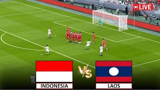 🔴LANGSUNG  INDONESIA vs LAOS I Pertandingan Penuh Kejuaraan ASEAN Langsung eFootball Pes 21 [upl. by Lenrad]