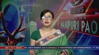 DD NEWS MANIPUR  MANIPURI PAO  2nd NOVEMBER  2023  300 PM [upl. by Dinin476]