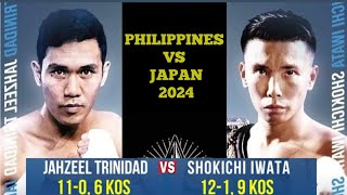 Pinoy Fight July 6 2024 Jahzeel TrinidadPH vs Shokichi IwataJAPANFULLFIGHT HIGHLIGHTS2024 [upl. by Anallij]