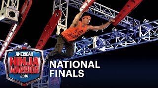 Drew Drechsel at the National Finals Stage 1  American Ninja Warrior [upl. by Lindley]