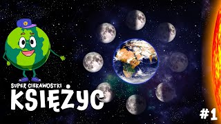 KSIĘŻYC  Niesamowite Ciekawostki 🌕🚀  Film Dla Dzieci Po Polsku  Naukowa Karuzela 1 [upl. by Milburt]