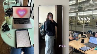 STUDY VLOG  med school finals week — year 2 🎧⚕️ [upl. by Pressman960]