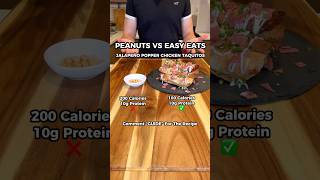 Peanuts VS Easy Eats Low Calorie amp High Protein Jalapeño Popper Chicken Taquitos With 5 Ingredients [upl. by Grieve568]