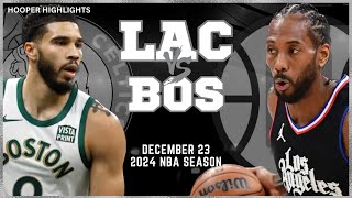 Boston Celtics vs LA Clippers Full Game Highlights  Dec 23  2024 NBA Season [upl. by Onairpic]