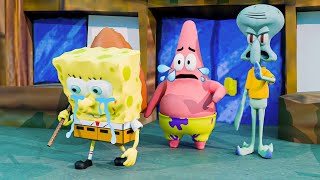 3D SpongeBob Story  No Spongebob Please Come back US  Sad Story of Patrik amp Squidward Tentacles [upl. by Godden]