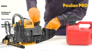 Poulan Pro  Chainsaw Operation [upl. by Aikem]