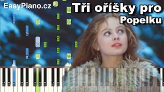 Tři oříšky pro popelku  Drei Haselnüsse für Aschenbrödel MIDI  synthesia tutorial  piano sheets [upl. by Avik716]