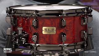 Tama 14x6 SLP GBubinga Snare Drum LGB146NQB [upl. by Lamak]