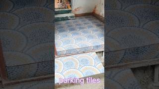 parking tiles installation [upl. by Halbeib]