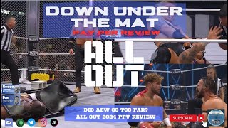 Did MOXLEY and AEW go too far INTENSE cage match  All OUT 2024 Review [upl. by Eniotna]