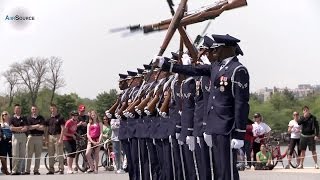 US Air Force Honor Guard AWESOME Performance [upl. by Hadden]