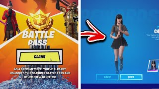 How To Claim Season 8 Battle Pass For FREE With Crew Pass [upl. by Xuerd]