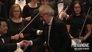 Brahms Symphony No 1 Fourth Movement Benjamin Zander Boston Philharmonic Orchestra [upl. by Lavicrep]