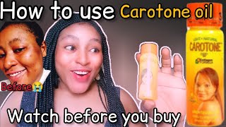 Carotone Serum✨2023 Best Brightening Oilreviewsafe Whitening oilcarotone brightening oil [upl. by Llerrat]