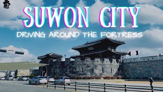 Suwon City South Korea  A Short Drive Around Hwaseong Fortress [upl. by Amandy107]