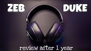 Should You Purchase ZebDuke In 2022   UNBOXING amp 1 Year Review I ZEBRONICS Headphones for Gaming [upl. by Yc370]