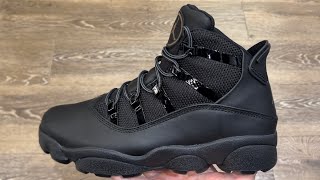 Jordan 6 Rings Black Winterized Boots [upl. by Noslien576]