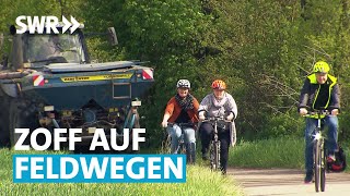 Riskante Wirtschaftswege  Landwirte gegen Radfahrer  Zur Sache RheinlandPfalz [upl. by Middlesworth514]