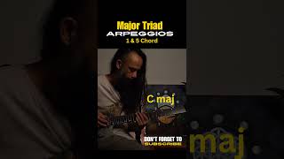 Major Triad Arpeggios  Connecting 1 amp 5 Chord [upl. by Douty]