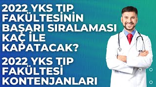 2022 YKS Tıp Fakültesinin Başarı Sıralaması Kaç İle Kapatacak 2022 YKS Tıp Fakültesi Kontenjanları [upl. by Tanah777]