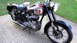 BSA M21 600cc side valve 1953 runs for the first time [upl. by Huberty]