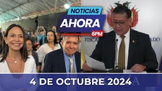 Noticias de Venezuela hoy en Vivo 🔴 Viernes 4 de Octubre  Ahora Emisión Central [upl. by Evslin]