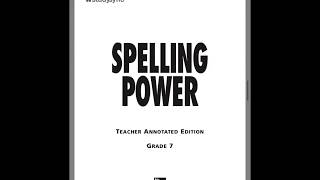 How To Get The Anwser Key For Any Spelling Lessons Spelling Power [upl. by Mohn392]