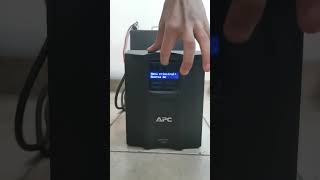 Configuración UPS APC 1000 con batería externa [upl. by Aydin]