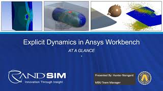 Explicit Dynamics in Ansys Workbench at a Glance [upl. by Avigdor]