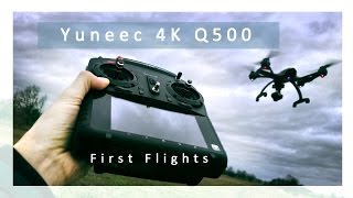 Yuneec 4K Q500  Meine ersten Test Flugmanöver 😉 [upl. by Humpage]