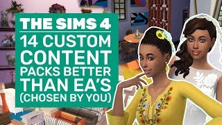 14 Sims 4 CC Packs That Are Better Than EAs  YOUR Best Custom Content Packs [upl. by Namyaw]