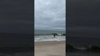 Shinnecock LongIsland providing fun solid wraps on a skimboard in September 🌊💯 [upl. by Gerardo526]