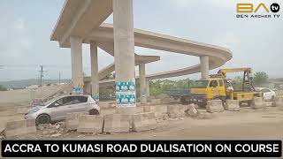 OFANKOR NSAWAM ROAD PROJECT From Amasaman Shikpontele Pobiman To Medie In Focus [upl. by Thompson]