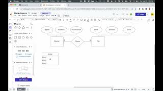 How to make an ERD using Crows Foot notation [upl. by Eisse507]