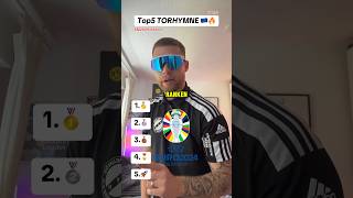 Top 5 Torhymne 🇪🇺🔥 PART1 ranking fussball torhymne hymne euro2024 em24 [upl. by Klotz]