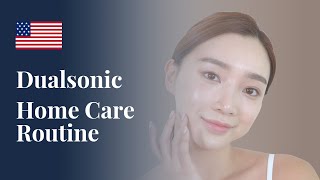 Self treatment with Dualsonic 10 min English Premium Home care HIFU device 홈케어 디바이스 [upl. by Ahseka429]