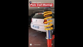 POLO 6R COİLOVER ANKARAdan İSTANBULa BAŞARAN AMORTİSÖRE GİTTİK  POLO 16 TDİ YAKIT TÜKETİM TESTİ [upl. by Kauffmann]