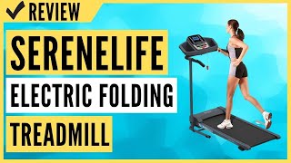 SereneLife Smart Electric Folding Treadmill SLFTRD20 Review [upl. by Alemak903]