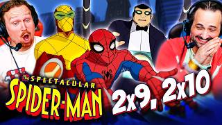 SPECTACULAR SPIDERMAN Season 2 Episodes 9 amp 10 REACTION Doc Ock  Shocker  Marvel [upl. by Ut]