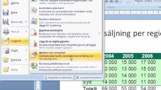 Integrera Excel med PowerPoint [upl. by Nicolau]