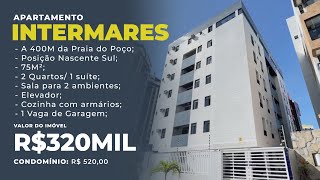 Vendo Apartamento em Intermares 2 quartos com 75m2  Nascente Sul com Elevador  R 320 MIL [upl. by Odlo]