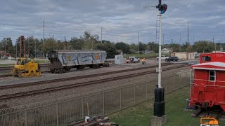 Train derails at Rosenberg [upl. by Hyps606]