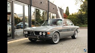 BMW 30 CSi  Derby Grey Red leather ScheelMann Seats 17quot Alpina wheels  Oldenzaal Classics [upl. by Sallyann752]