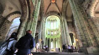 Choir of Angels Singing Mass at Mont Saint Michel France [upl. by Seavir199]